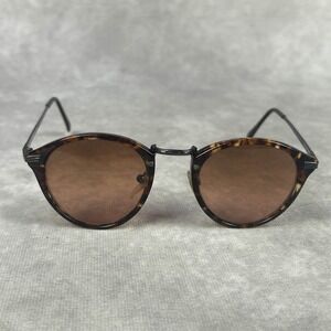 Serengeti Sunglasses Drivers 5390V Brown Charcoal Round Metal Brown Lens Vintage